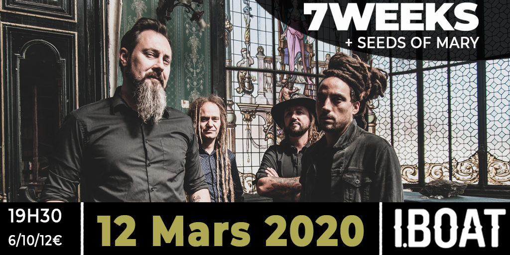 7weeksmusic's tweet photo. Jeudi 12 Mars nous serons à Bordeaux @IBOATbordeaux avec @seedsofmarybdx. Pré-ventes ici : https://t.co/KyOWTvn5kI
#7Weeks
#7Weeksmusic
#Bordeaux
#iboat
#concerts
#rock
#heavyrock
#sisyphustour https://t.co/URPL8PEC5Z