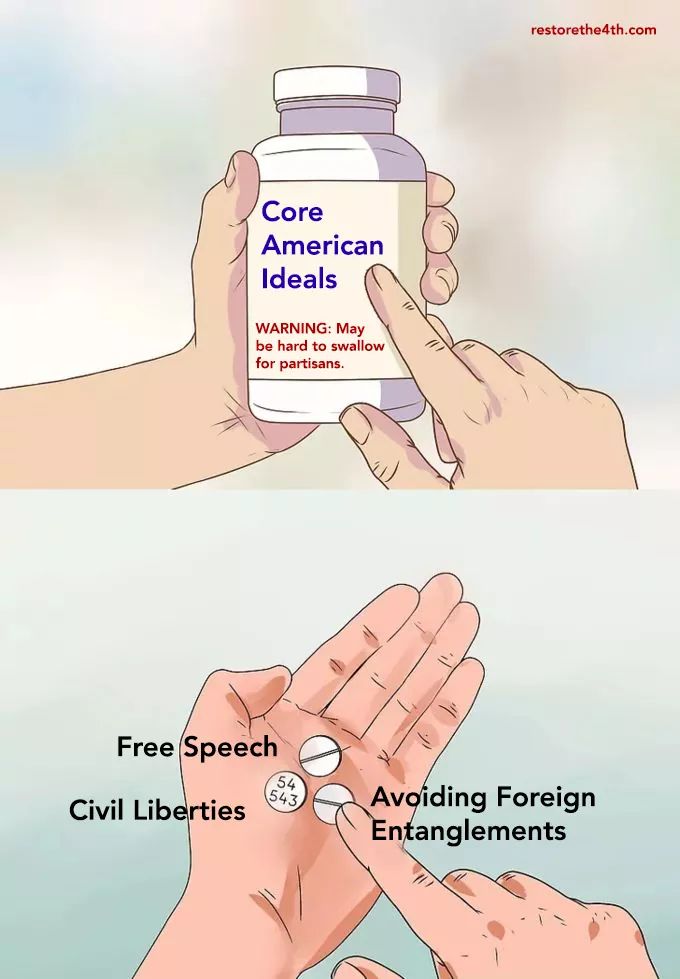 Don't wrap the flag around your support for unconstitutional mass surveillance.