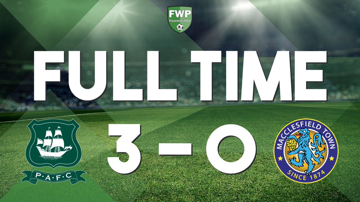 FWPPlymouth's tweet photo. FULL-TIME: @FWPPlymouth 3-0 @FWPMacclesfield https://t.co/xLOdPBOsw5 https://t.co/5MemCv6gKI