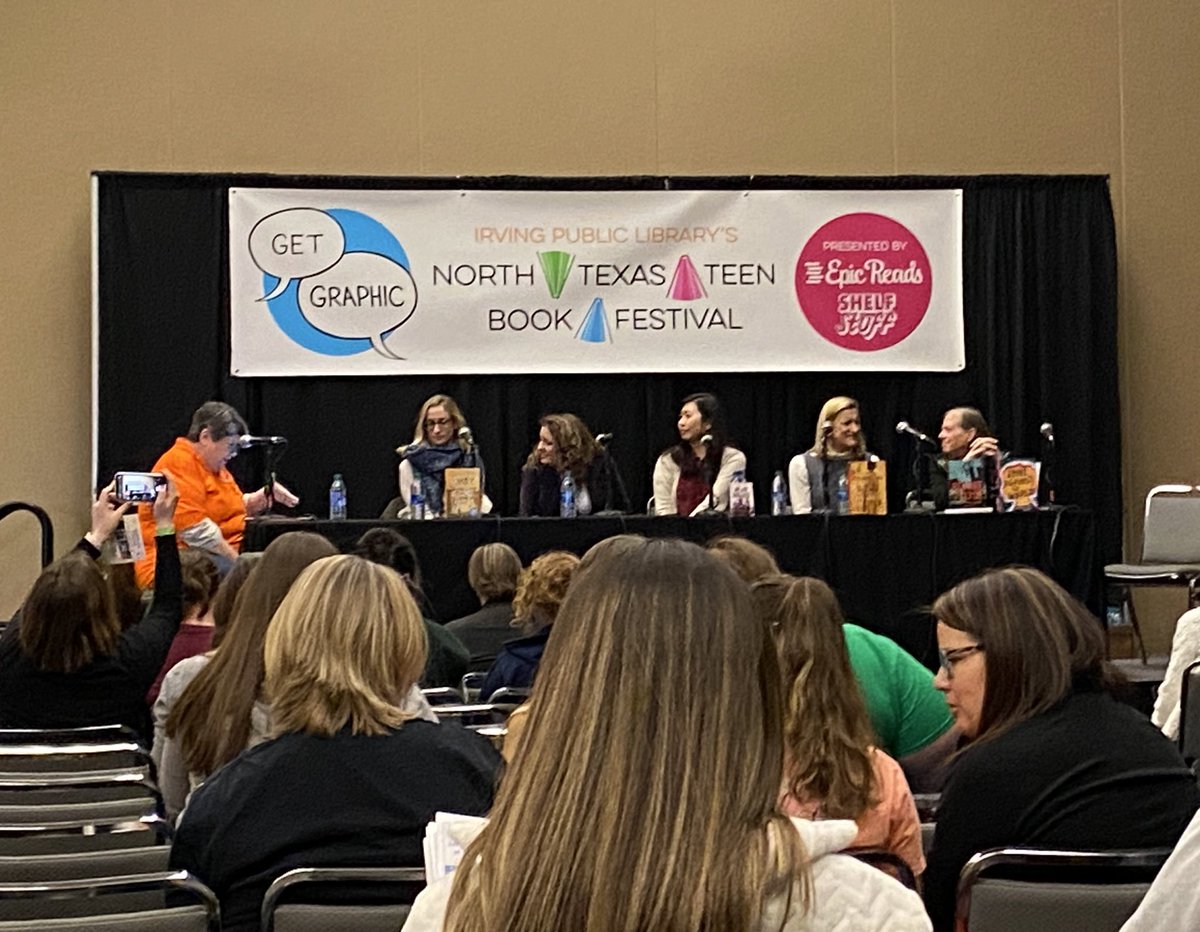 What a fun day of PD with my fellow <a href="/OakridgeMS1/">Oakridge MS</a> English teachers and <a href="/TriciaDewinter/">Tricia de Winter</a> at #NTTBF20. I can’t wait to share new book suggestions with my 5th grade <a href="/oakridgeowls/">The Oakridge School</a> after spring break.  <a href="/shawnakaiwright/">Shawna Wright</a> @CMDreadin