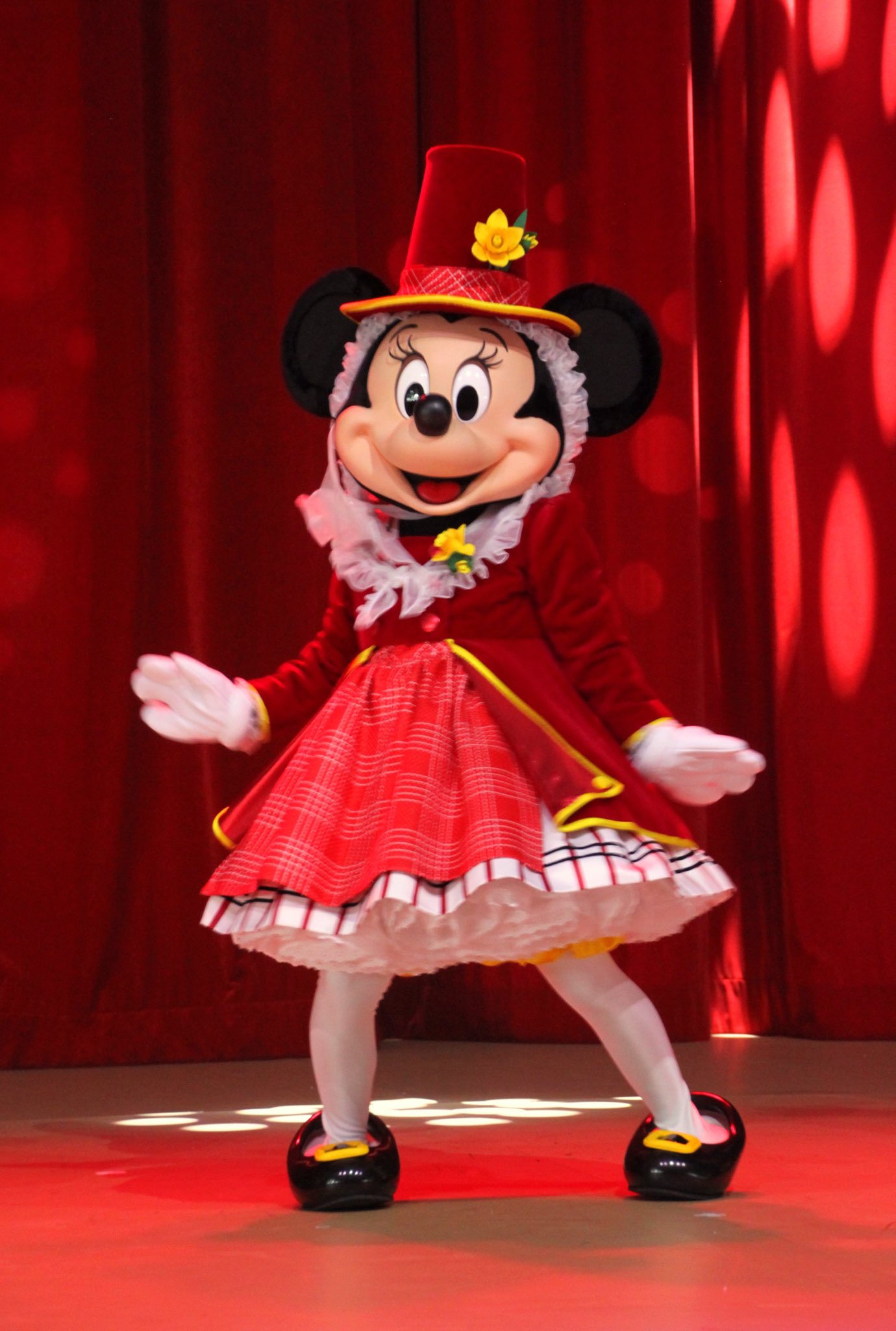 CharactersPhotosBlog on X Minnie Mouse wears her special outfit today only at the Videopolis theater for the St David s Welsh Weekend Celebration Disneylandparis disneyparks disneycharacters minniemou...