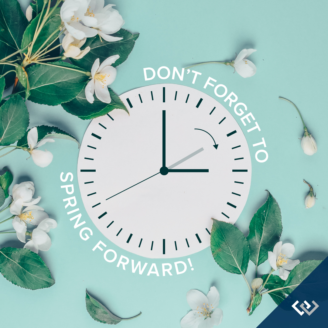 JulieTaylorTeam's tweet photo. Daylight Saving Time officially starts Sunday @ 2:00 a.m. Don't forget to set your clocks forward 1 hour before you go to bed Saturday night! 

#JulieTaylorTeam #WeAreWindermere #SpringForward #ATimeForAChange #AskJulie #RealEstateLiving #SpringForward https://t.co/NmlSFX5yoe