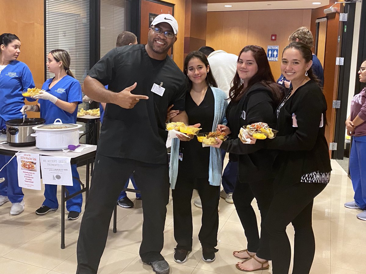 KeiserU's tweet photo. KeiserU #Miami’s Student Occupational Therapy Association (SOTA) recently sold Loaded Nachos and home-baked goods to benefit Bree’s Law.
#KeiserMiami #SOTA #OccupationalTherapyAssistant #studentsfirst #keisercares #breeslaw https://t.co/enMnoWlHup