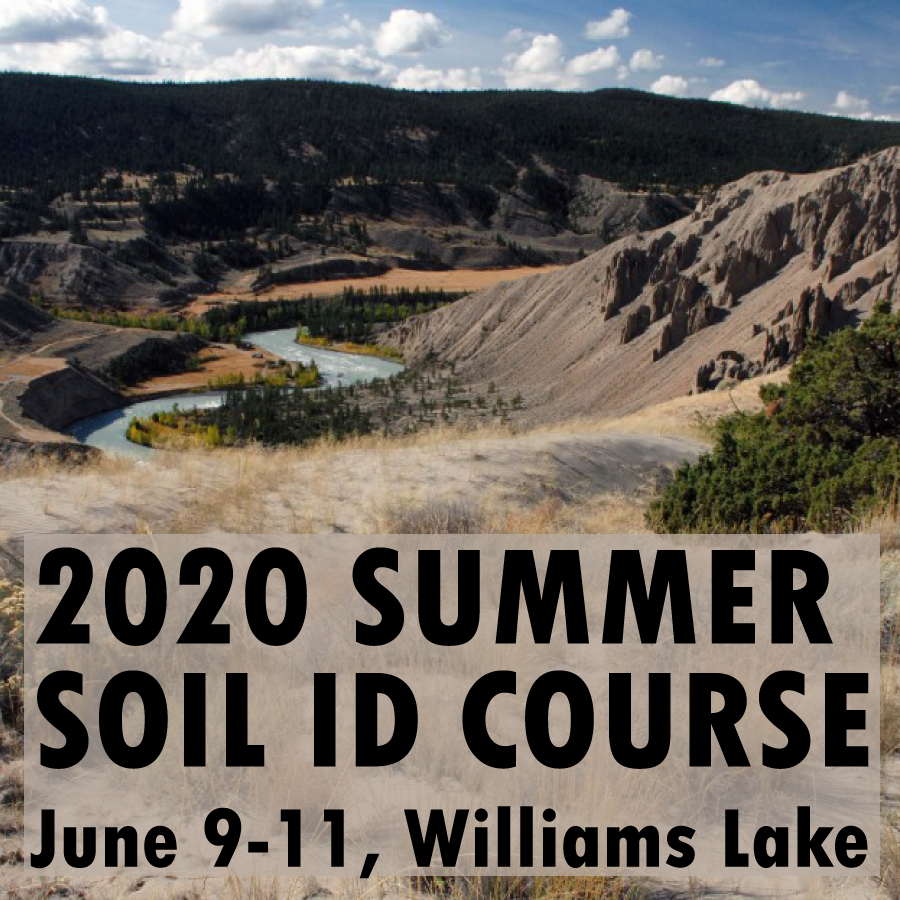 thePRSSS's tweet photo. Registration is now open for the #PRSSS 2020 Summer Soil ID course, June 9-11 in Williams Lake! Space is limited. For more details and to register, visit our website https://t.co/cg5GDxPira https://t.co/jIpoFEhLAq
