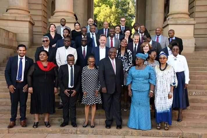 PeterObi's tweet photo. I congratulate my sister, @NOIweala, on her appointment as Member of South Africa’s Economic Advisory Council by President @CyrilRamaphosa. Ngozi is an experienced economic manager, &amp; her appointment is indeed that of a square peg in a square hole. I’m confident she will do well. https://t.co/YTjzuTjxF2