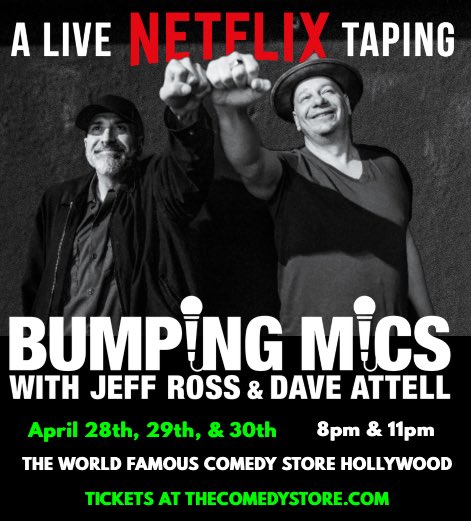 Who should we invite on stage with us this time ? #BumpingMics #Hollywood @TheComedyStore 🎤🎤