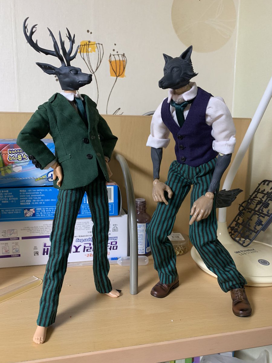 天照帝 カン 넥타이를 새로 만들어서 의상 작업은 완료 ネックタイを新調して 衣装作成完了 By Remaking Neckties The Costumes Are Done Beastars Legosi Louis 비스타즈 레고시 루이 ビースターズ レゴシ ルイ T Co Rgu9tku3r6