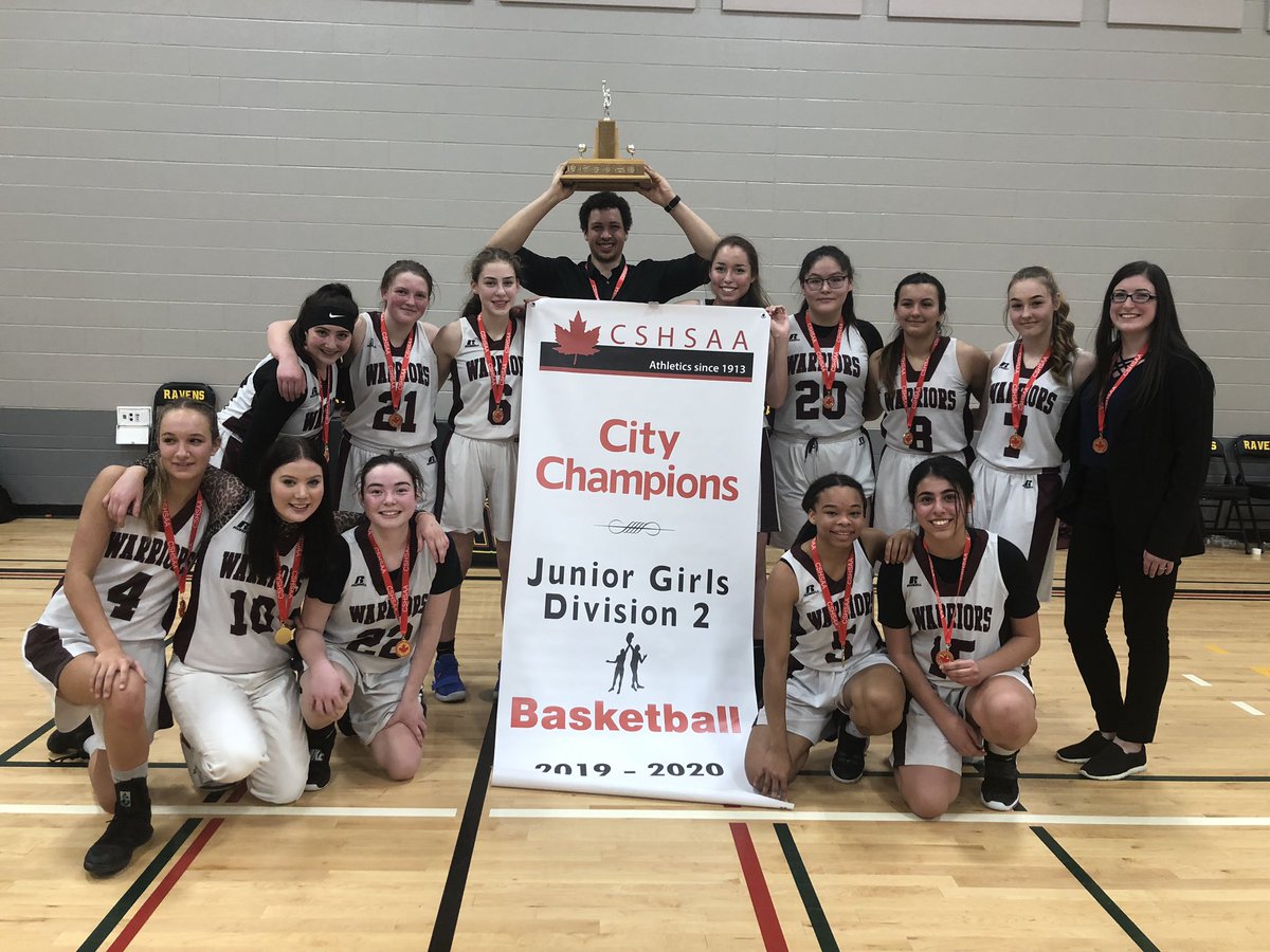 hwwathletics's tweet photo. Our Junior Girls are the Division 2 City Champions, and our Junior Boys took home silver! We are so proud of all of our basketball teams for an outstanding season! @principalwise @WarriorsHWW https://t.co/1SaVxCWIEI