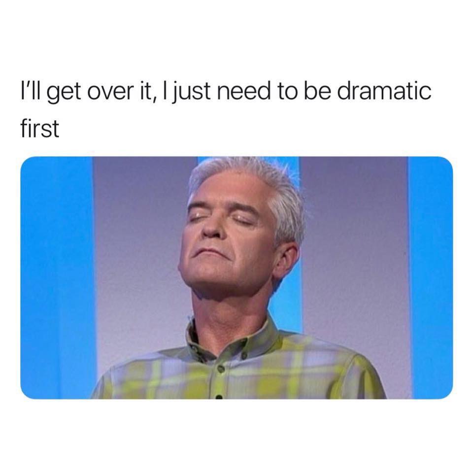 SlugMancPicc's tweet image. @ your most dramatic friend! #drama