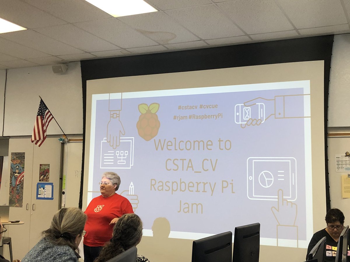 CSTA_CV's tweet image. .@nallstedt Kicking off our #rjam this morning with some amazing #SaturdayTeachers! #cstacv #CSforCV #cvcue #SomosCUE