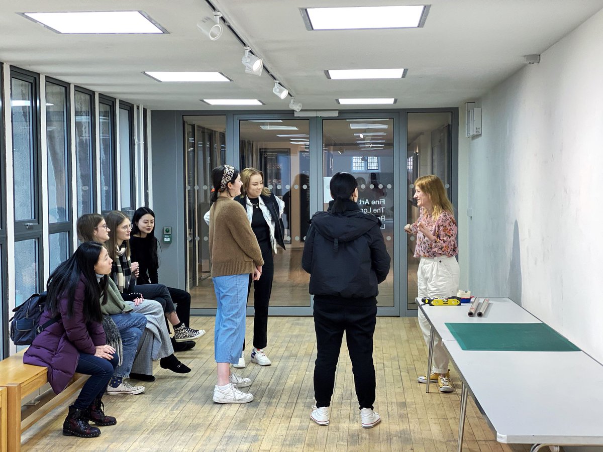 shiftingstyles_'s tweet photo. Thank you to the @HattonGallery team for guiding us through our practise hangings!  A lot of progress with exhibition interpretation, learning and marketing too!

The exhibition is coming to life by the day, and we are very excited to show you on 20th March! https://t.co/OD2IosqfkR