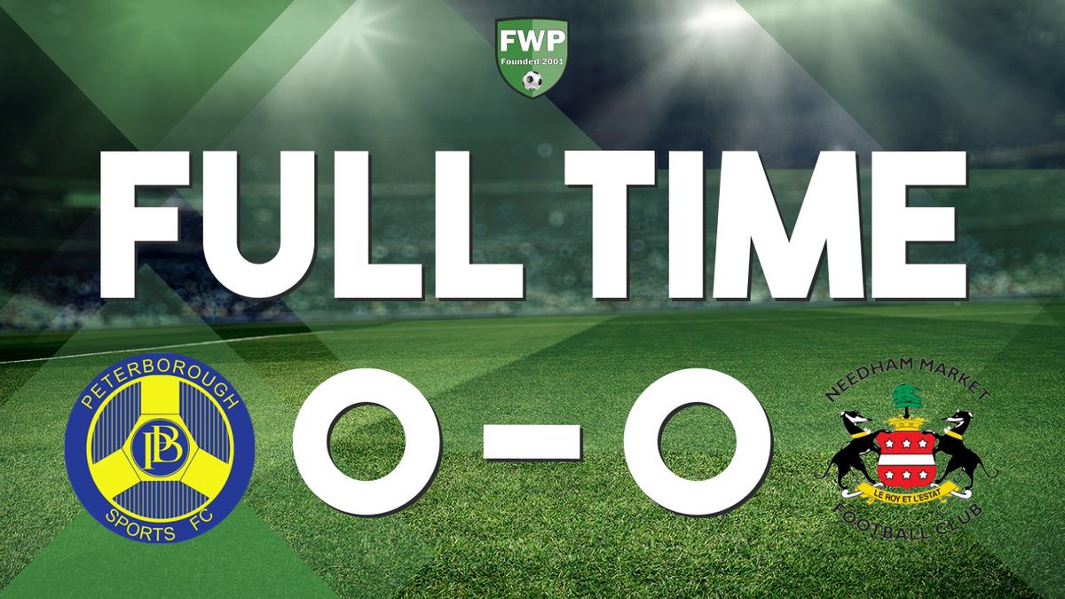 FWPNeedhamMarkt's tweet photo. FULL-TIME: Peterborough Sports 0-0 @FWPNeedhamMarkt https://t.co/FrWtT5fn0T https://t.co/tHUJ04zEWY