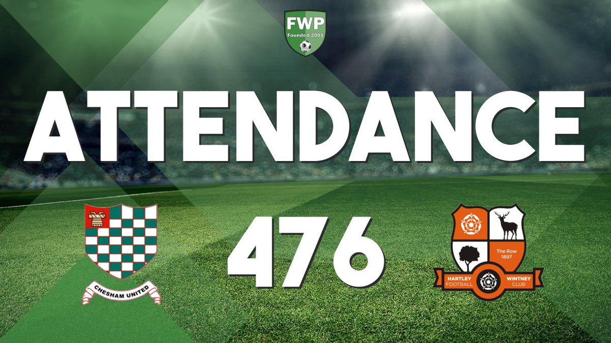 FWPCheshamUtd's tweet photo. ATTENDANCE: @FWPCheshamUtd v Hartley Wintney - 476 https://t.co/iqDB5sVVNO https://t.co/UxYqJzoNdt