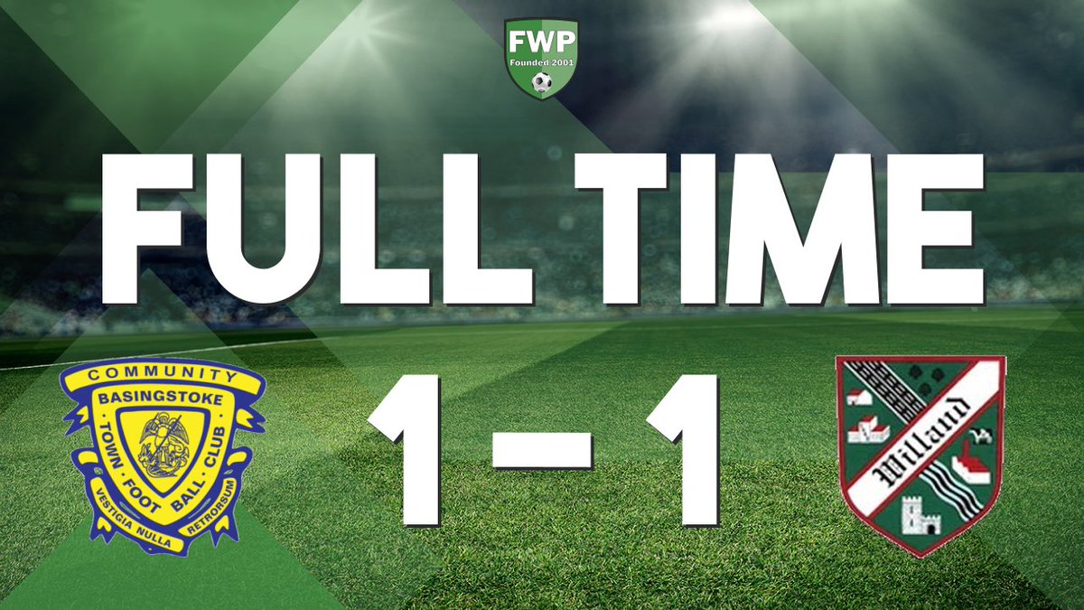 FWPBasingstoke's tweet photo. FULL-TIME: @FWPBasingstoke 1-1 Willand Rovers https://t.co/yM8deCHgO5 https://t.co/h0eCAJuZOa