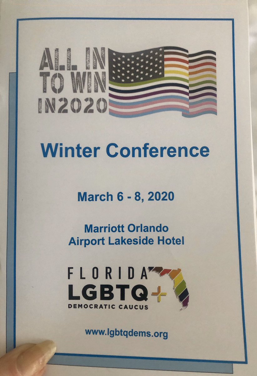 TerrieRizzo's tweet photo. Honored to kickoff FL @lgbtqdem #AllInToWinIn2020! No one should have to wait another day for basic human rights. We need to vote the GOP out to pass equality legislation &amp; this is the year. If we work together, if we fight together, if we vote together, we will win! @FlaDems https://t.co/UnREpJv0WO