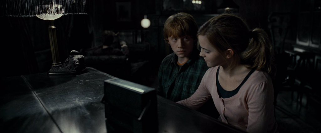 - ron x hermione - harry potter- i will forever be mad by how dirty the movies did them- ron deserved hermione and anyone who doesn't think that is WRONG- HERMIONE YOU'RE HONESTLY THE MOST WONDERFUL PERSON I'VE EVER MET- one of my first ships- i miss them very much
