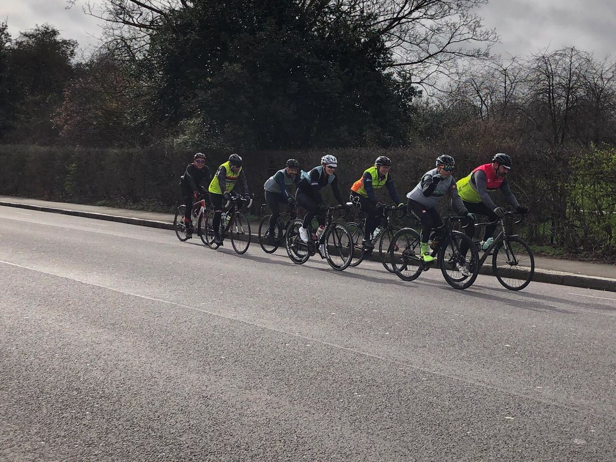 The Regent’s Park relay started at 7am today and will keep going to Tues 10th March in lieu of <a href="/knightfrank/">Knight Frank</a> #cycletomipim. Aiming to match the 1500km from London to Cannes, all riders welcome. 
Lots of support &amp; av. speed for first 5 hours was 35kph 🚴🏼💨 Please keep sponsoring!