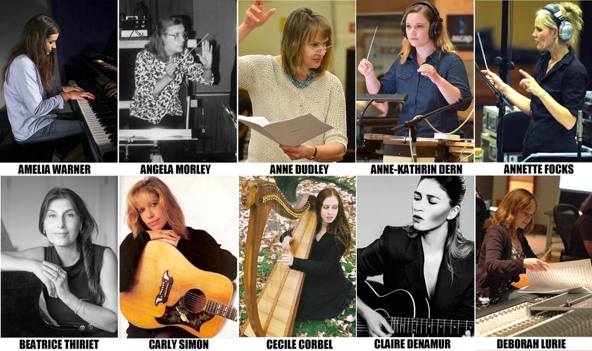 filmelodie's tweet photo. 🎵 La Musique de Film au féminin.
#filmelodie #journeedesfemmes
#AmeliaWarner, @BeatricThiriet , #CarlySimon, #AngelaMorley, @annedudleymusic, #CecileCorbel, #AnneKathrinDern, #ClaireDenamur, @deborahlurie, #AnnetteFocks https://t.co/BmgwWT5jnZ