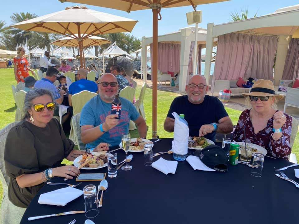 Thanks for hosting our family day today <a href="/TradersHotelAD/">Traders Hotel AD</a> - gorgeous day in the sun and superb BBQ lunch #aussiesabroad