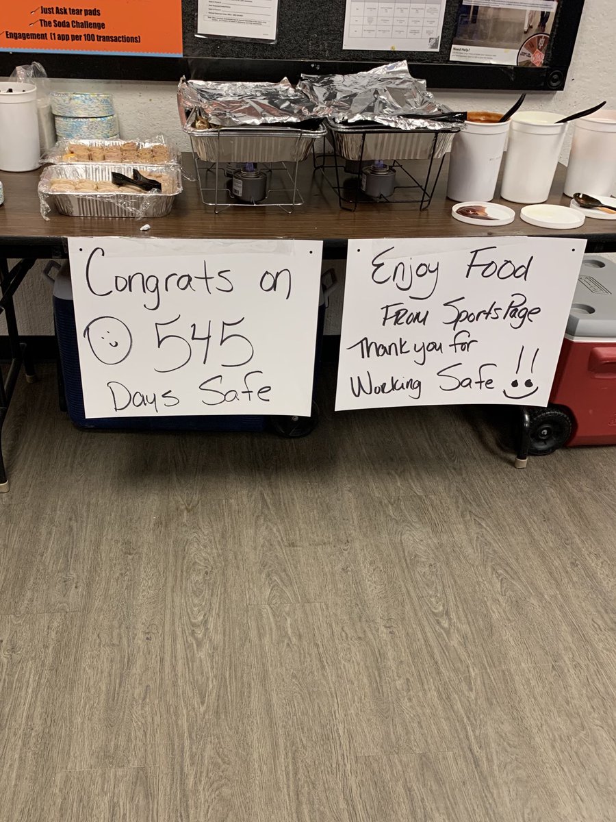 Team 2107 reached a huge milestone today, 545 days safe. Awesome Job!! ⁦@MapmD288⁩ ⁦<a href="/jordanolsen0288/">Jordan Olsen</a>⁩ <a href="/ryan3040/">Ryan Hunt</a> #safetyselfienp