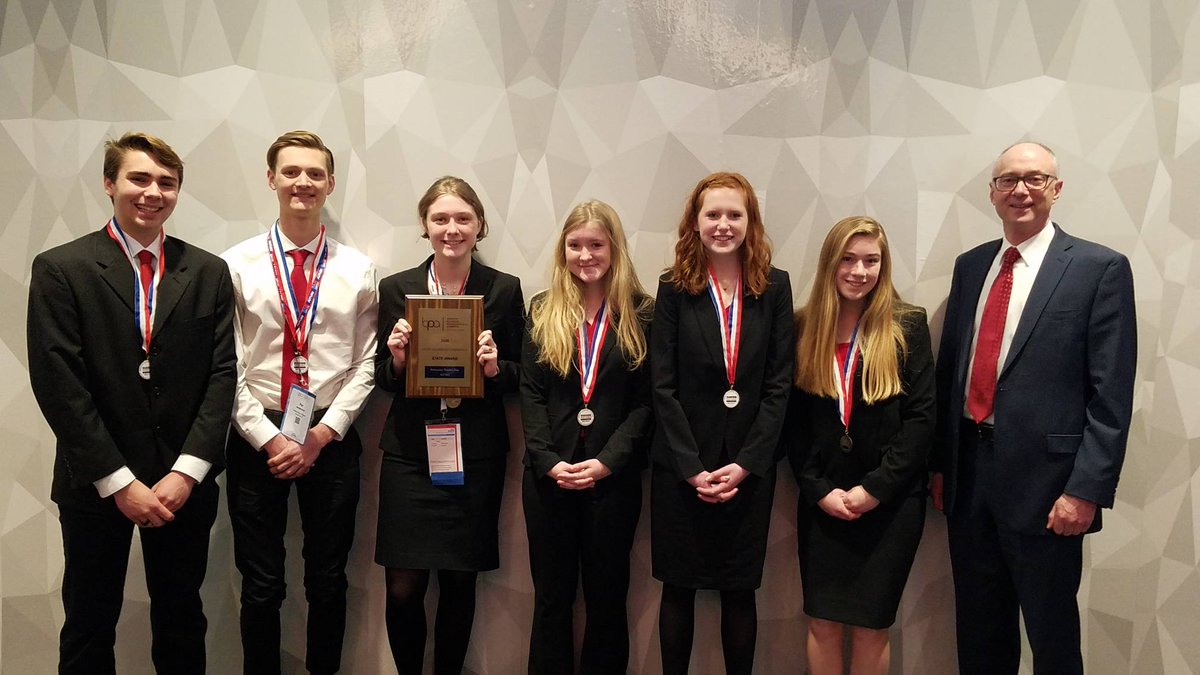 WMBPA's tweet photo. Congratulations to our Parliamentary Procedures Team! They received 2nd place and are heading to Nationals! #mnbpa #bpaallday https://t.co/YdTcaoF8xB