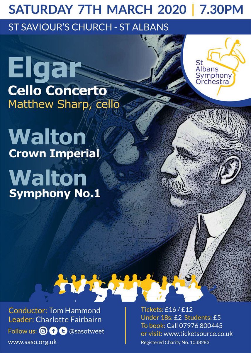 The street next to this evening‘S <a href="/SASOtweet/">StAlbansSymphonyOrch</a> concert. It’s quite literally a sign!