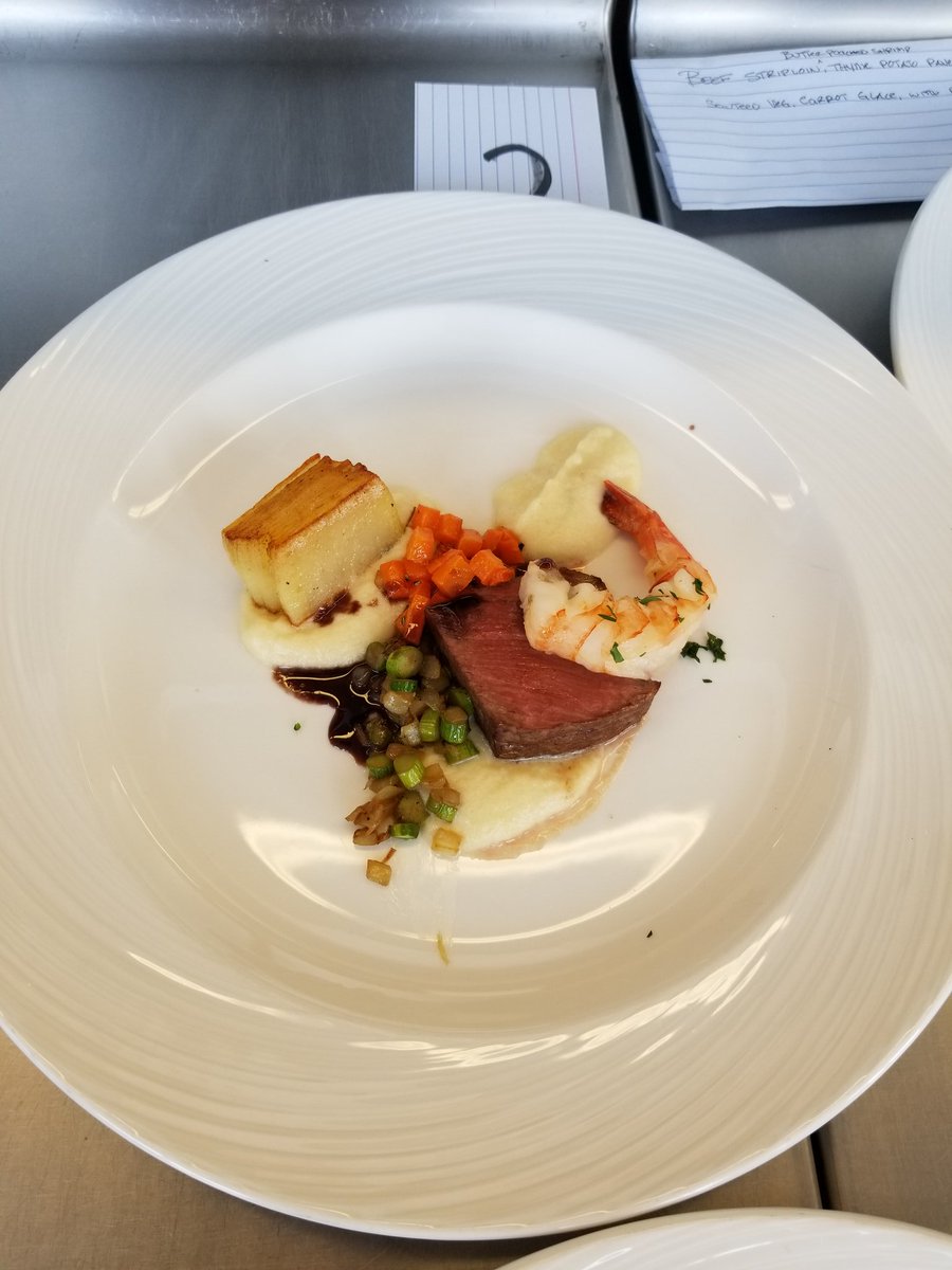 CulinaryFedera1's tweet photo. First, Second and Third plates!  What a rush that was! Good job everyone. There was alot of talking between us to find out who would win. https://t.co/JLuecNqCEH