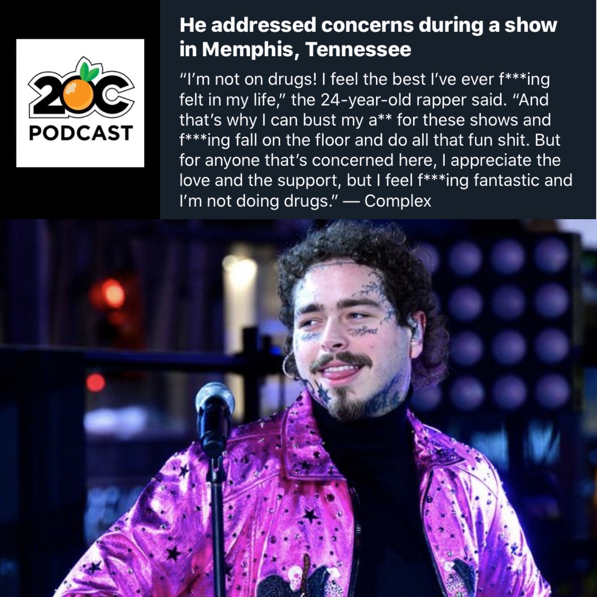 The2OC's tweet photo. If you’ve been concerned, do you buy it? (part 2)
.
#postmaloneconcert #postmalonevibes #hollywoodsbleeding #postmalonefans #ifallapart #postmalonerockstar #postmalone #prayforpostmalone #postmalonefan #postmalonetattoo #postmalonetypebeat #Entertainment #Music #Memphis # https://t.co/fT0eKzrX3C