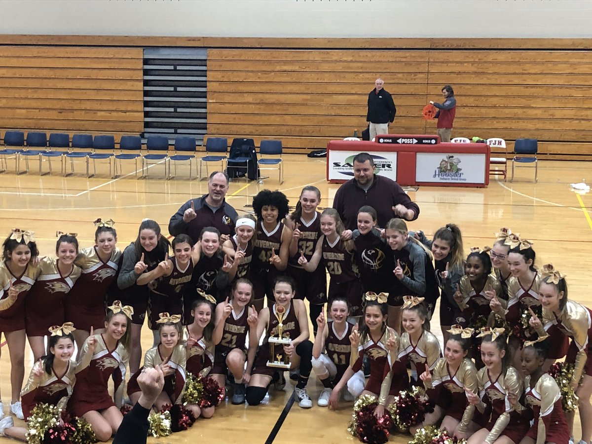 So proud of the Riverside 7th grade girls basketball team!  Way to go on your tournament win and a fantastic season! <a href="/RJHHawks/">Riverside JH School</a> <a href="/HSESchools/">Hamilton Southeastern Schools</a>