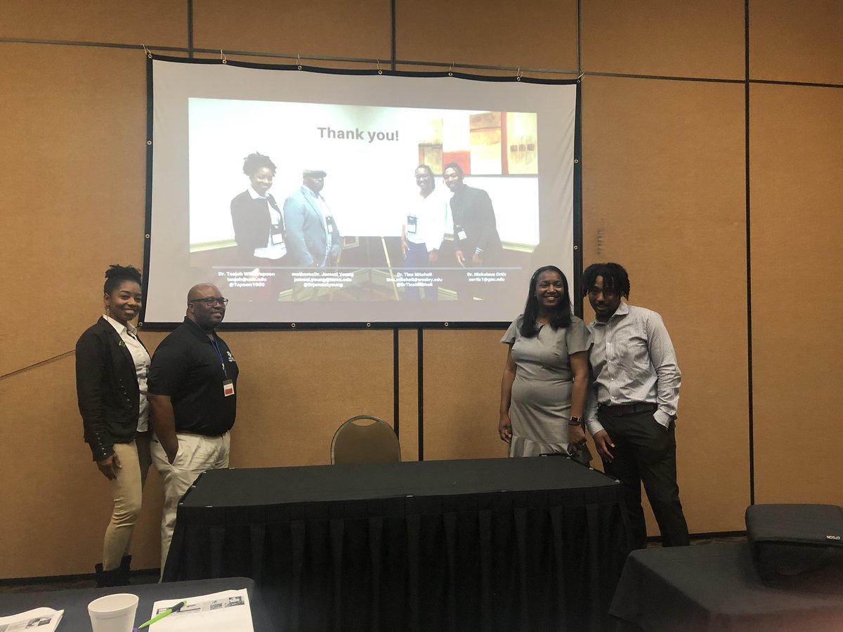 ProfessuhNAO's tweet photo. Always fun presenting at the Research Council of Mathematics Learning, especially when it’s in Vegas #rcml2020 @DrTinaMitchell https://t.co/Vz8jAmbQse
