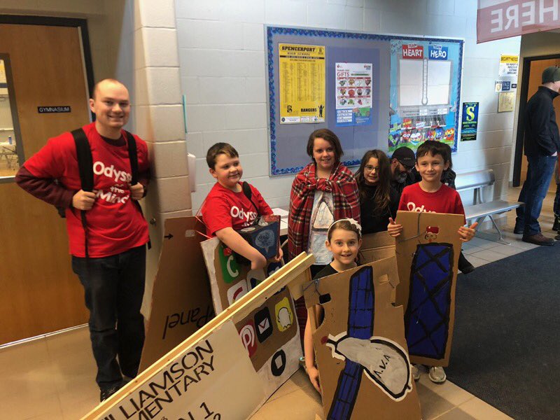 WESMarauders's tweet photo. We are so excited for our four Odyssey of the Mind teams today!!! Have fun and make great memories!! #OdysseyoftheMind #OM @emsaxby  @graciemazzullo @WCSMarauders https://t.co/4XCy9YKGVW