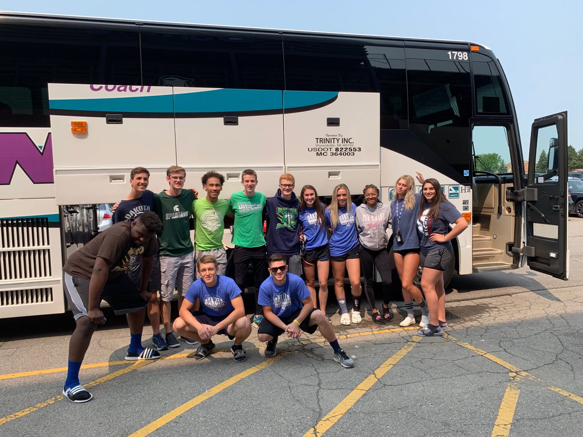 DHSTrackField's tweet photo. How are the Biggby Card sales going?  Asking for a friend...  #CharterBus #StateFinals #RideInStyle #GetSelling #Coffee @BIGGBYCOFFEE https://t.co/CGCXaXeJV4