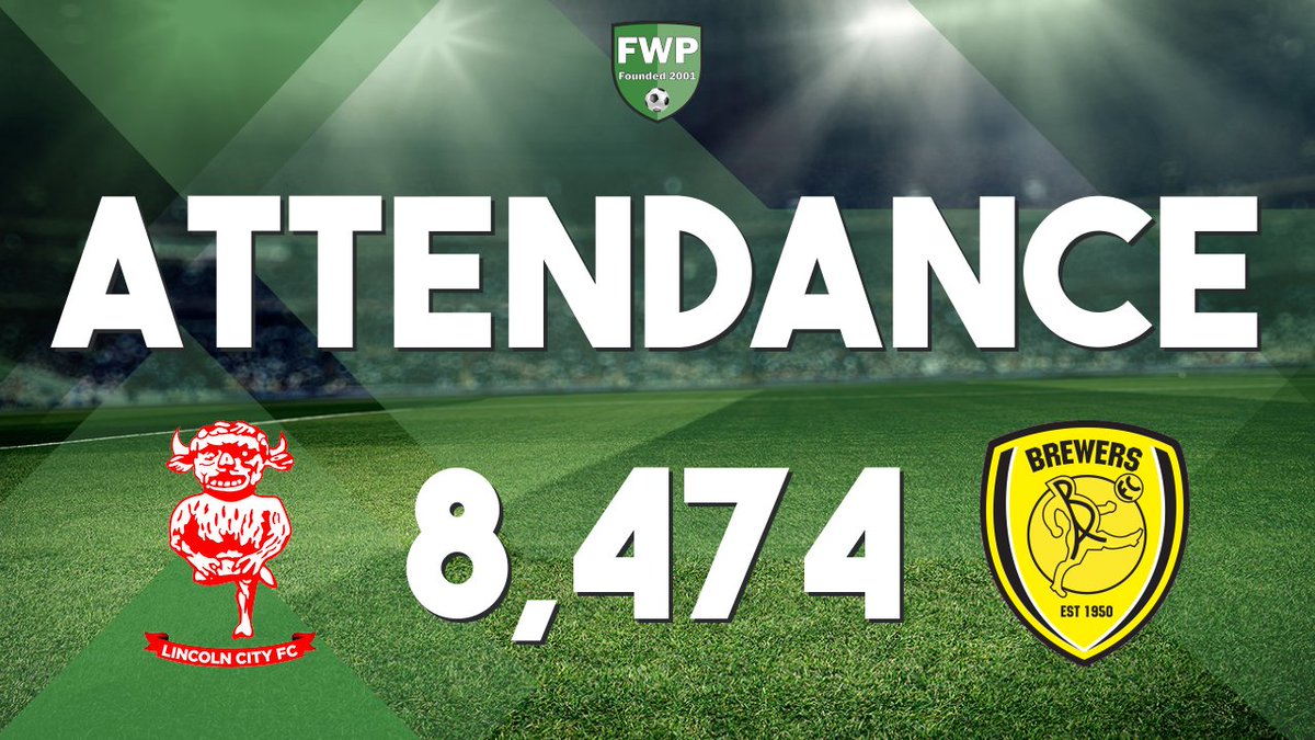 FWPBurtonAlbion's tweet photo. ATTENDANCE: @FWPLincolnCity v @FWPBurtonAlbion - 8,474 https://t.co/9MsB0kJKDz https://t.co/LwmCguLHQ3