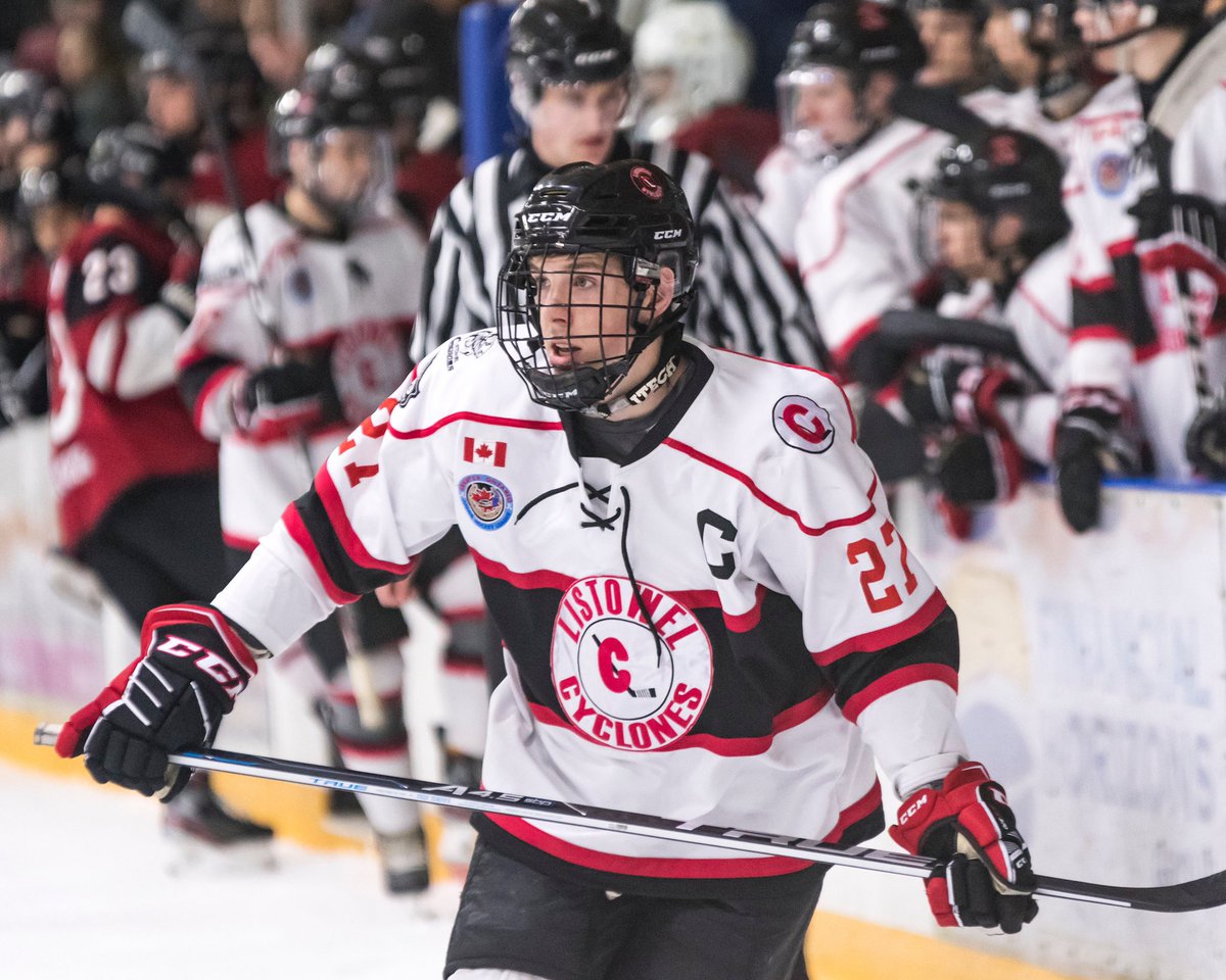 The end of an era! 
Thank You &amp; Congratulations goes out to our Captain Brenden Clayton on your hard work,dedication and an excellent 4 years with The Cyclones! Your leadership didn’t go unnoticed! We will miss you and wish you all the best in your future endeavours!🌪