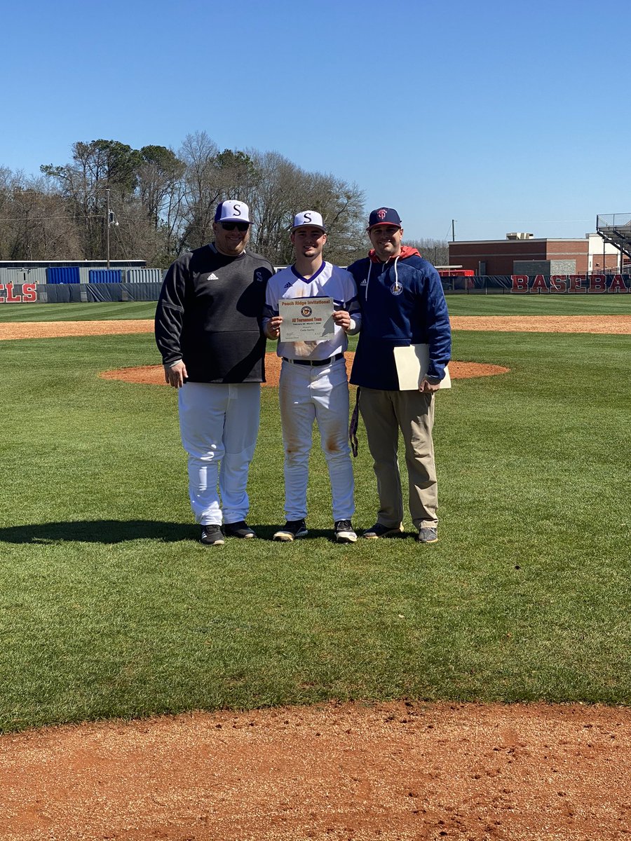 PeachRidgeInv's tweet photo. Thanks @SaludaBaseball and GOOD LUCK IN 2020! All Tournament Team: Cade Gentry and Noah Bell
Jacob McCary All Academic Team. https://t.co/mDRHlZi7sy