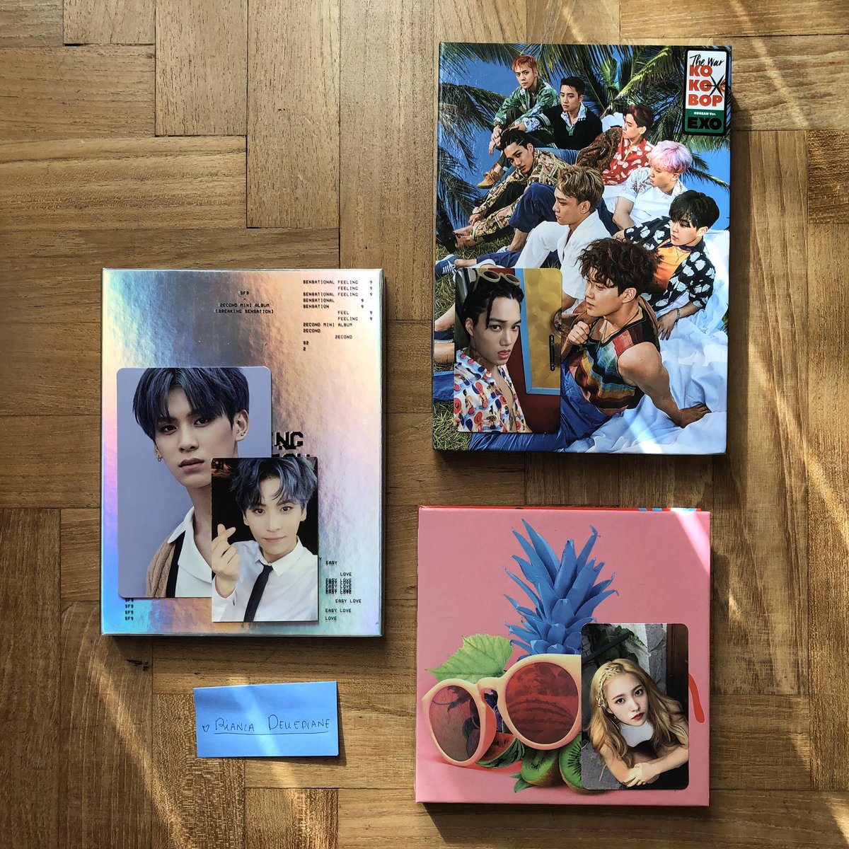 kurdtcovbain's tweet photo. raghi provo a metterli anche qui 😰
vendo album degli exo, sf9, red velvet e nct con photocard. Tutti a 15euro, tranne the war a 20. Consegna a mano a Roma o spedito con poste italiane (spedizione a vostro carico) e pagamento tramite PayPal. Sono tutti essenzialmente nuovi https://t.co/Z3TynDLCwe