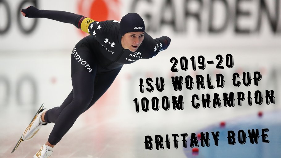USSpeedskating's tweet image. .@BrittanyBowe's SILVER medal performance this morning solidified her position as the 2019-20 World Cup 1000m Overall Champion!

Watch today's races tonight on the @olympicchannel Channel at 8:30 (ET)!
#speedskating #FierceFastFearless 
All results: bit.ly/2xhet4V