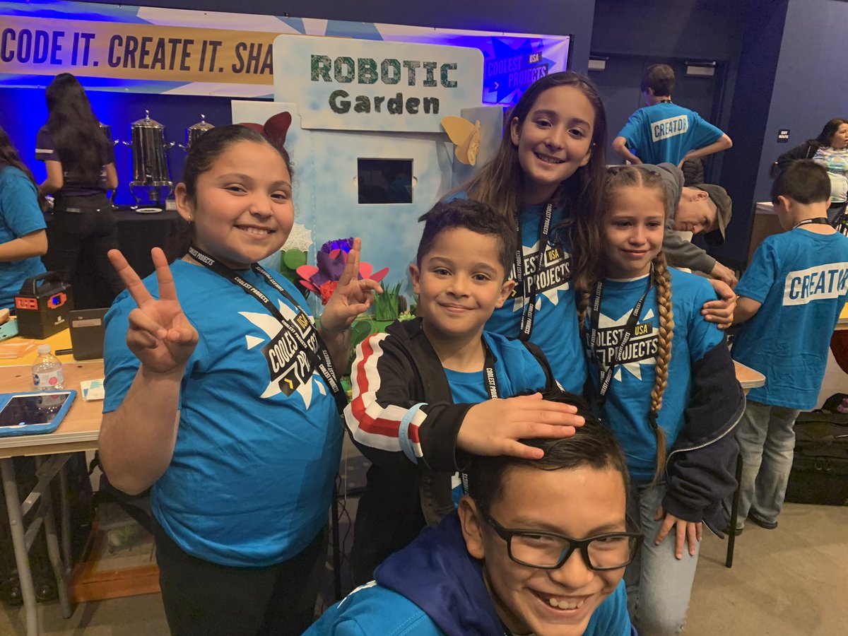 TeacherCoats's tweet photo. We made it to #coolestprojects!! Let go #RoboCubs! https://t.co/zVMj2gr50C