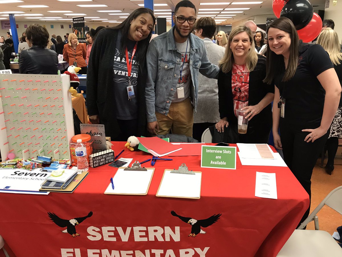 SevernESAACPS's tweet photo. Excited to meet new teacher candidates at the Diversity Job Fair! @AACountySchools https://t.co/Gq3wB8CNHX