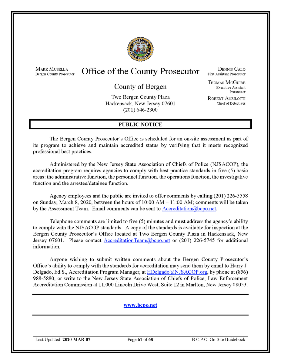TheLoCascioTeam's tweet photo. #CommunityAffairsUnit #BCPONJ #BCPO #Bergen #BergenCounty #BergenCountyNJ #BergenCountyProsecutorsOffice #NewJersey #NJ #northjersey #Prosecutor #CountyProsecutor #POLICE #njpolice #LawEnforcement #leadership #ProtectAndServe #detectives #NJSACOP #Accreditation #TheLoCascioTeam https://t.co/7IDejtbpIX