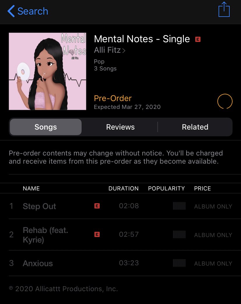 allicatttx's tweet image. MY EP #MENTALNOTES IS NOW AVAILABLE FOR PREORDER AND I GOT THAT SHIIT SO FAST WBY?🥺🧠💕 

music.apple.com/us/album/menta…