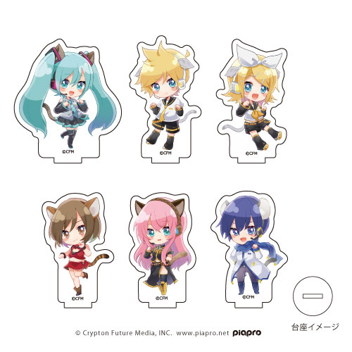 VocalNexusGER's tweet photo. Für Katzenliebhaber gibt es zum April süße Acrylic Standees der #Cryptonloids auf AmiAmi. Die Aufsteller haben eine höhe von etwa 70mm und sind im 6er Pack für 4.480 Yen (+Versand, +Einfuhrumsatzsteuer) vorbestellbar.
https://t.co/LwppOlkvH0
#Cat #Vocaloid #HatsuneMiku #Merch https://t.co/VEXNx5nAEN