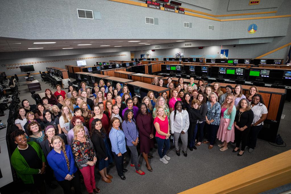 Without the women of <a href="/NASA/">NASA</a>, space exploration would be just a dream. 

In celebration of #WomensHistoryMonth, the women of Launch Control take a break from #Artemis planning to pose in the Firing Room at <a href="/NASAKennedy/">NASA's Kennedy Space Center</a>. go.nasa.gov/2TJ3pVR