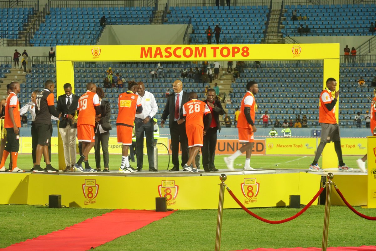 MascomWireless's tweet photo. Congratulations to the #MascomTop8๐ Season 9 Champions - @orapaunited #TseDiTona #DzoDusaKwazoKwazo #ascomTop8Final๐ https://t.co/t9hC9znpeQ
