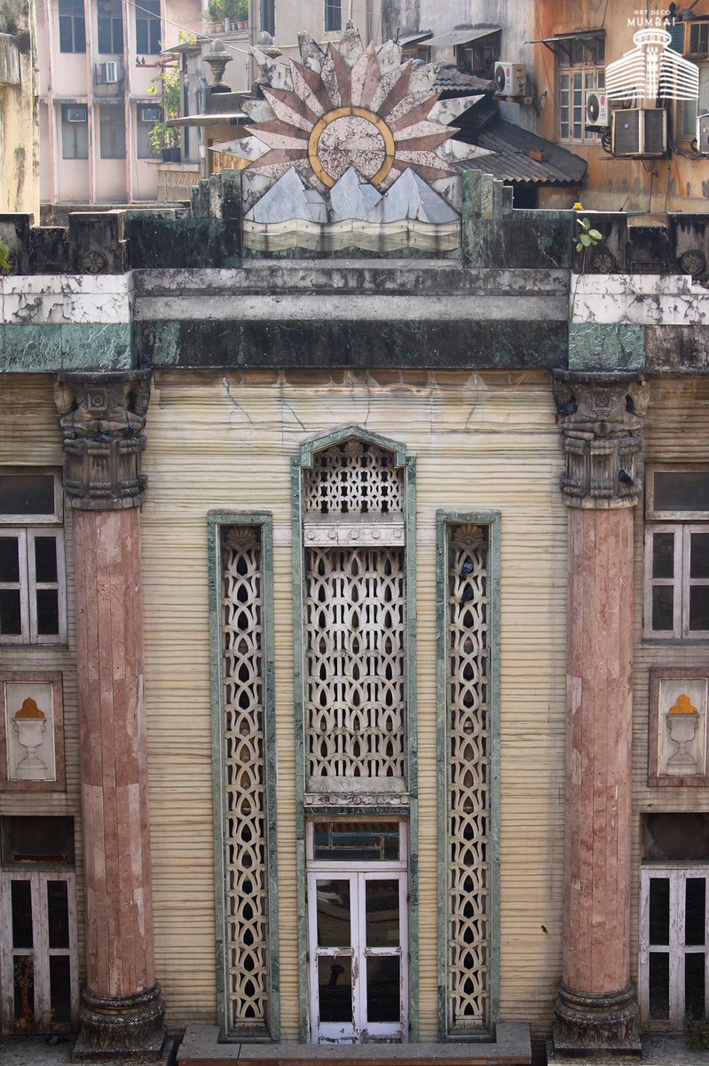 artdecomumbai's tweet photo. Magnificent Bai Pirojbai Dadabhoy Maneckji Vatcha Agiary, D N Road, Fort. 1937-45. Consecrated on May 19, 1881, and built by Bai Pirojbai, widow of the late Seth Dadabhoy Maneckji Vatcha. #Zoroastrian #firetemple
#Parsi #Fravashi #AtashBehram #Lamassu #artdeco #mumbai #india https://t.co/43s4R0NpMP