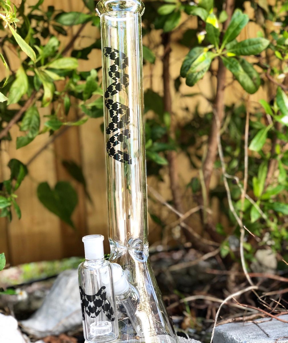 MAVGLASS's tweet photo. The cleanest duo✨ The Mucci Beaker + Ashcatcher Combo🔥🎥: @lsweezyyy

#glassofIG #420 #cleanbong #smoke #hightimes #highsociety #mmj https://t.co/to7VXe39uv