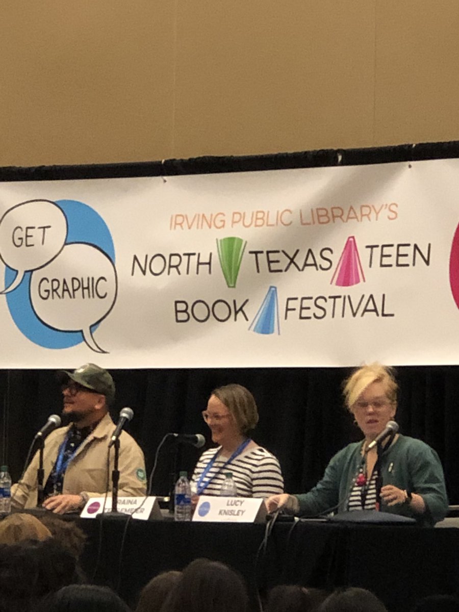 EWMS_Library's tweet photo. Preparing to hear from some awesome graphic novelists. #badgersread #NTTBF20 @EdWillkie @EMS_Libraries https://t.co/QMn8rkOT3u