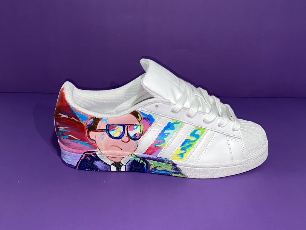 Adidas Superstars - Rick And Morty Edition by @elvizcustom . . .  #RickAndMorty #Adidas #AdidasSuperStars #Rick #Morty #Custom  #CustomSneakers #CustomSneaker #Angelus #AngelusDirect #AngelusPaints  #AirForce1 #Panama #ElvizCustom #Elviz #Sneakers ...