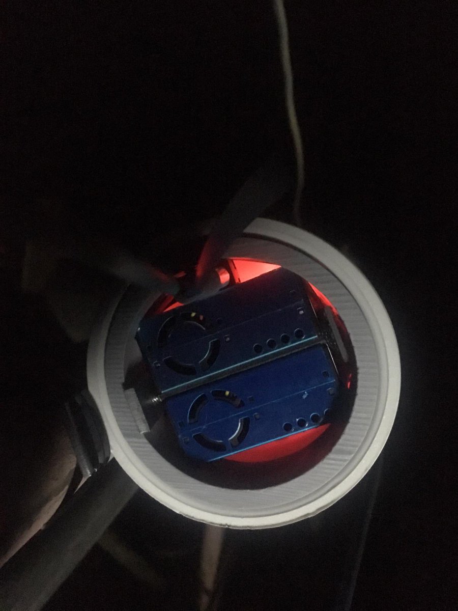 cleanaironea's tweet photo. Useable #OpenData; great tool for + change. Celebrating #OpenDataDay2020 with @purpleairq. Feeding on data from these sensors to increase citizen’s awareness of air pollution in #Africa. Here’s a 📸 of an active @purpleairq sensor at night! #Engage, #Educate and #Empower #Yakokoe https://t.co/dM1kaghcgg