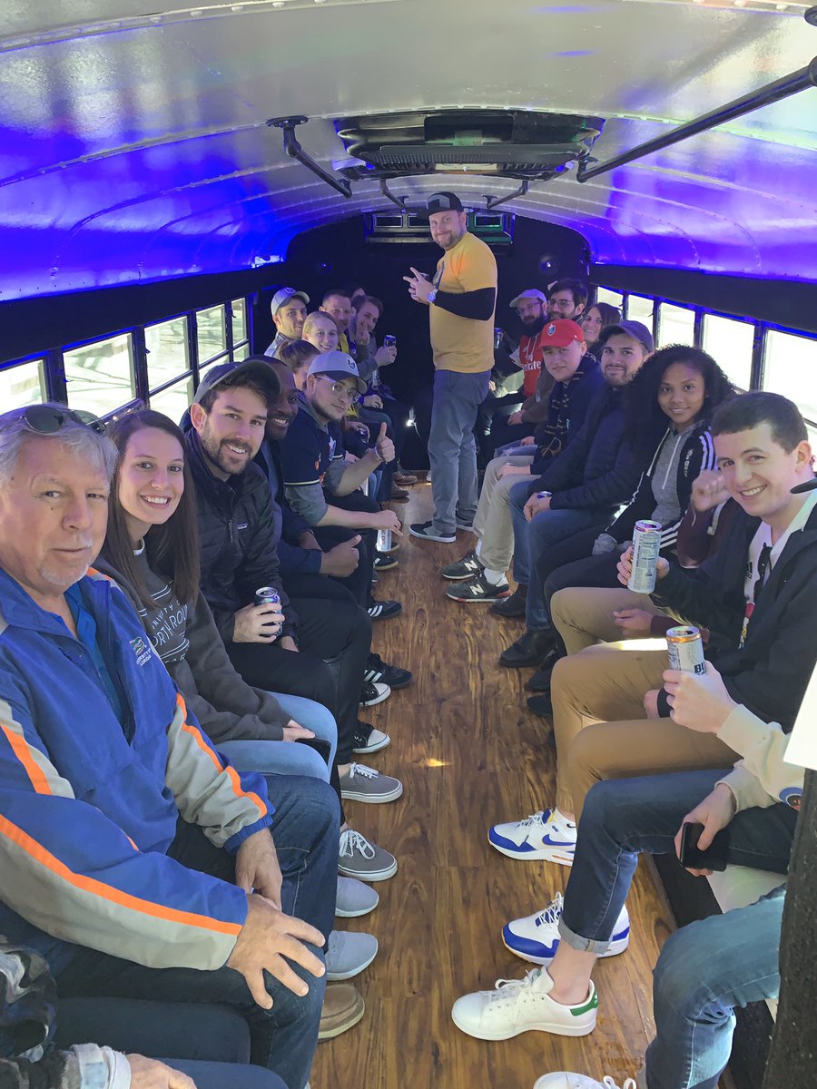 RandBExpress's tweet image. Look at the crowd we have for this first game of the 2020 season! Enroute to Sahlen’s Stadium! #WeAreNC #NCvLOU